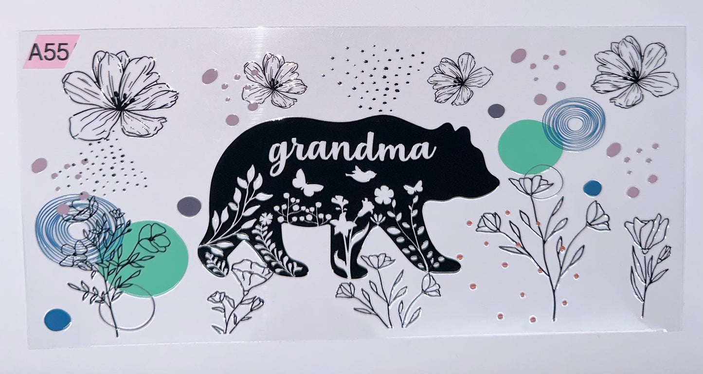 Mom/grandma cup wraps