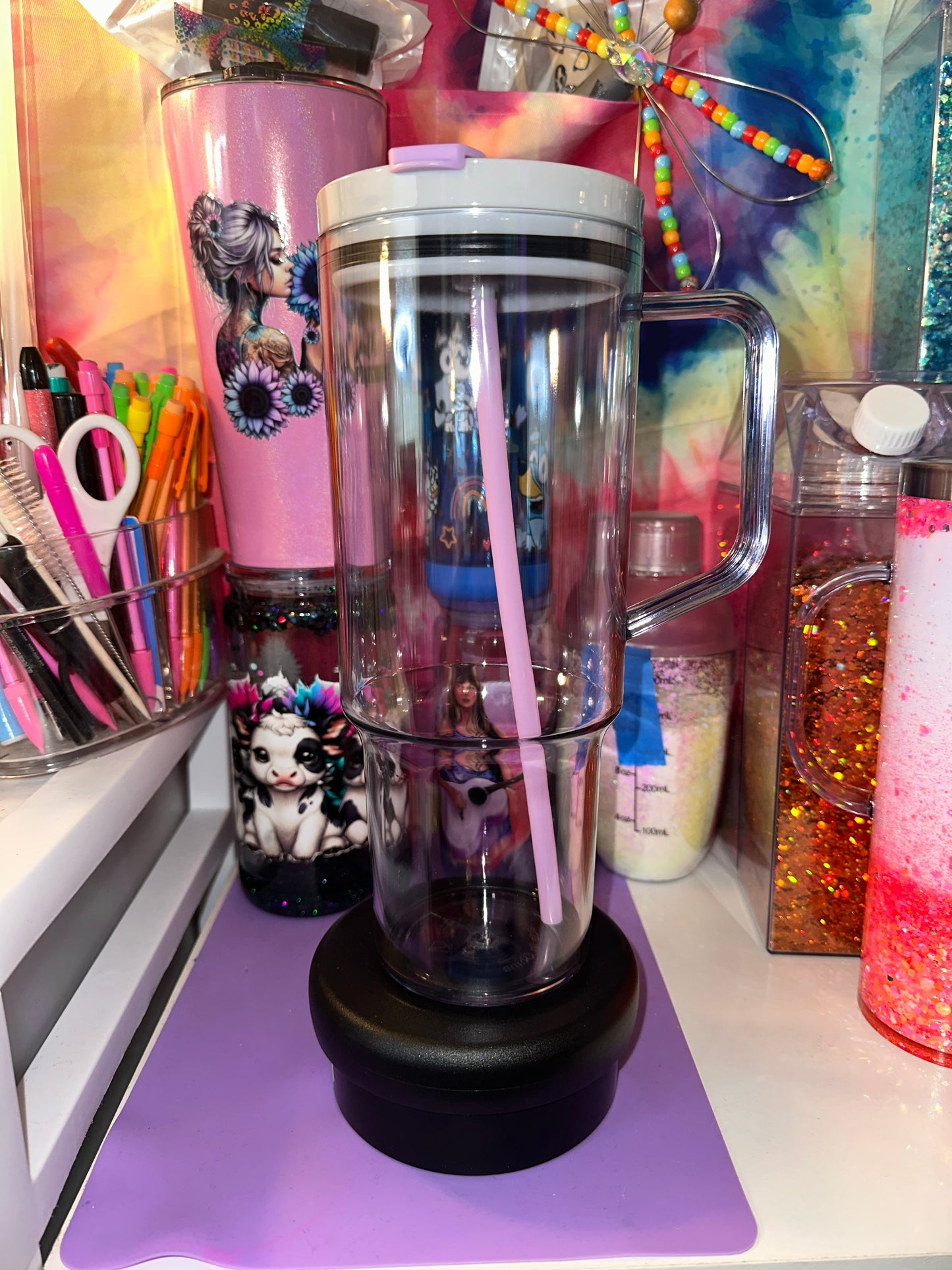 40oz duo lid tumbler