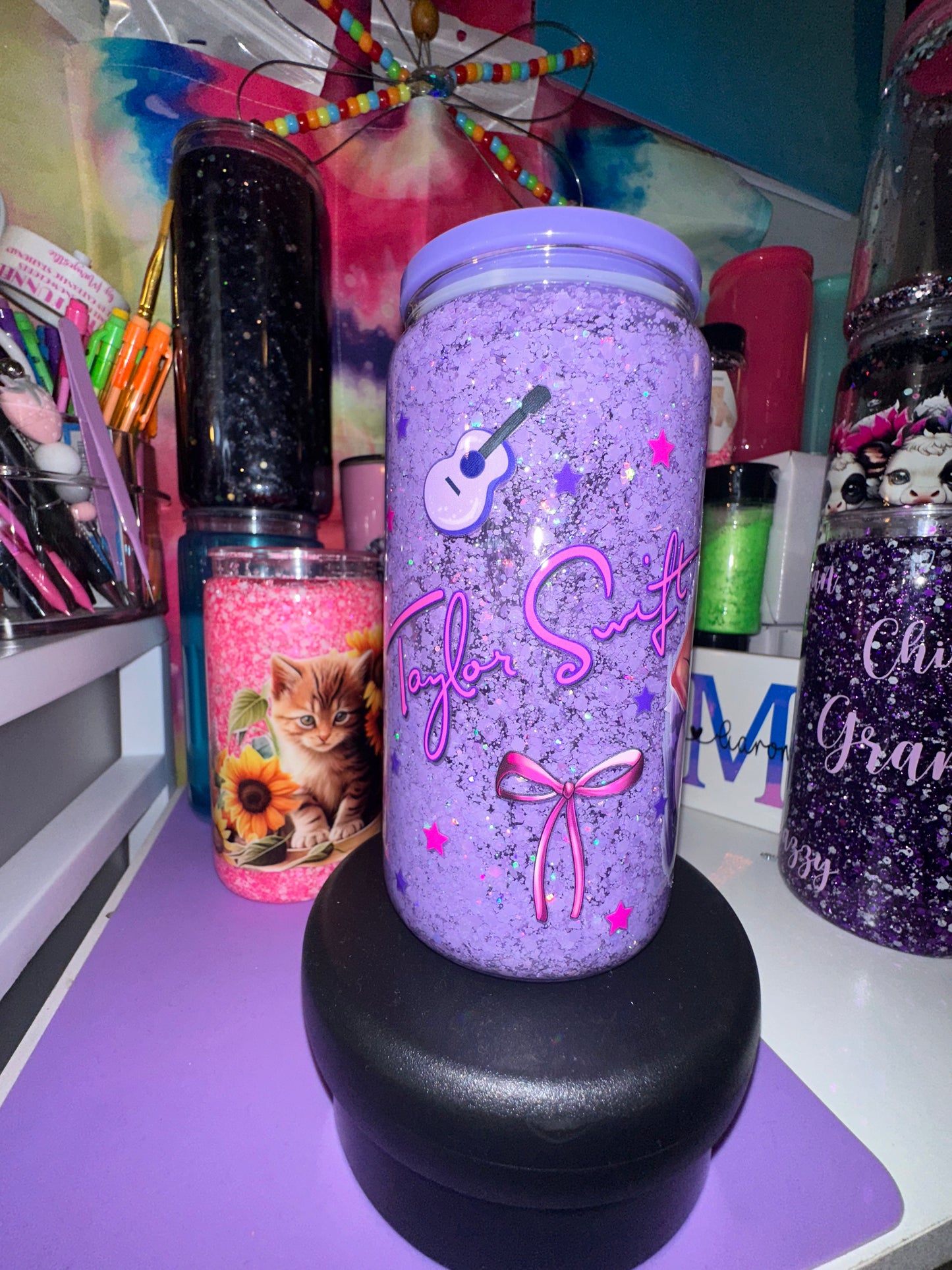 Premade Glass Swiftie