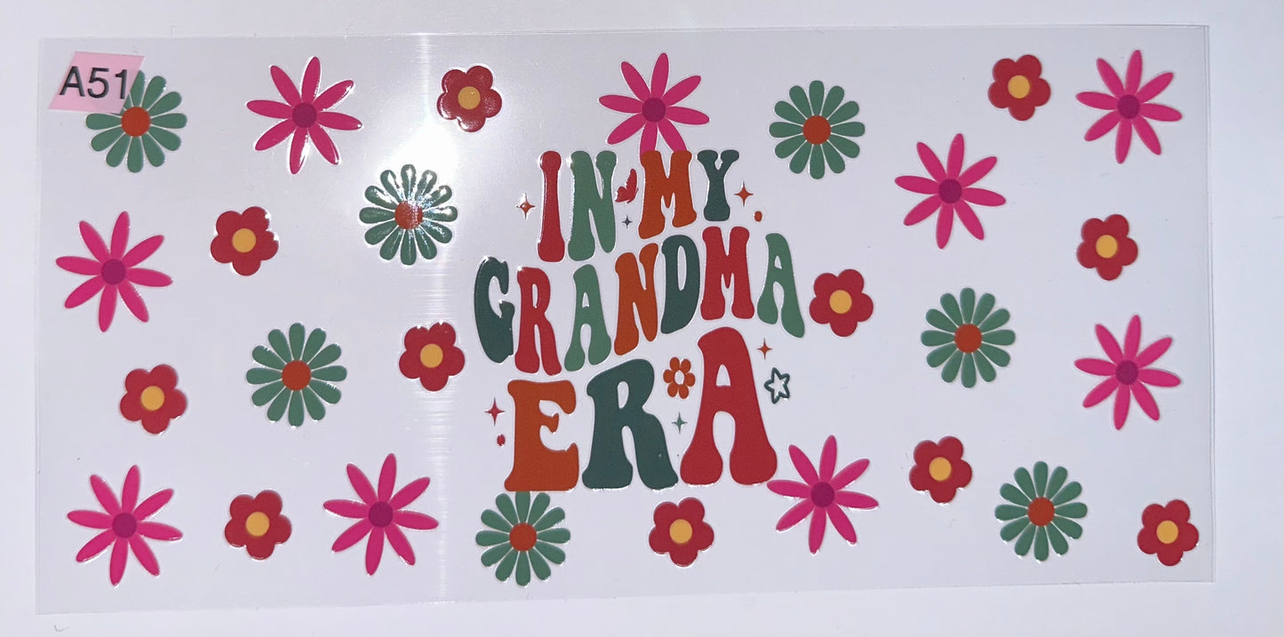 Mom/grandma cup wraps