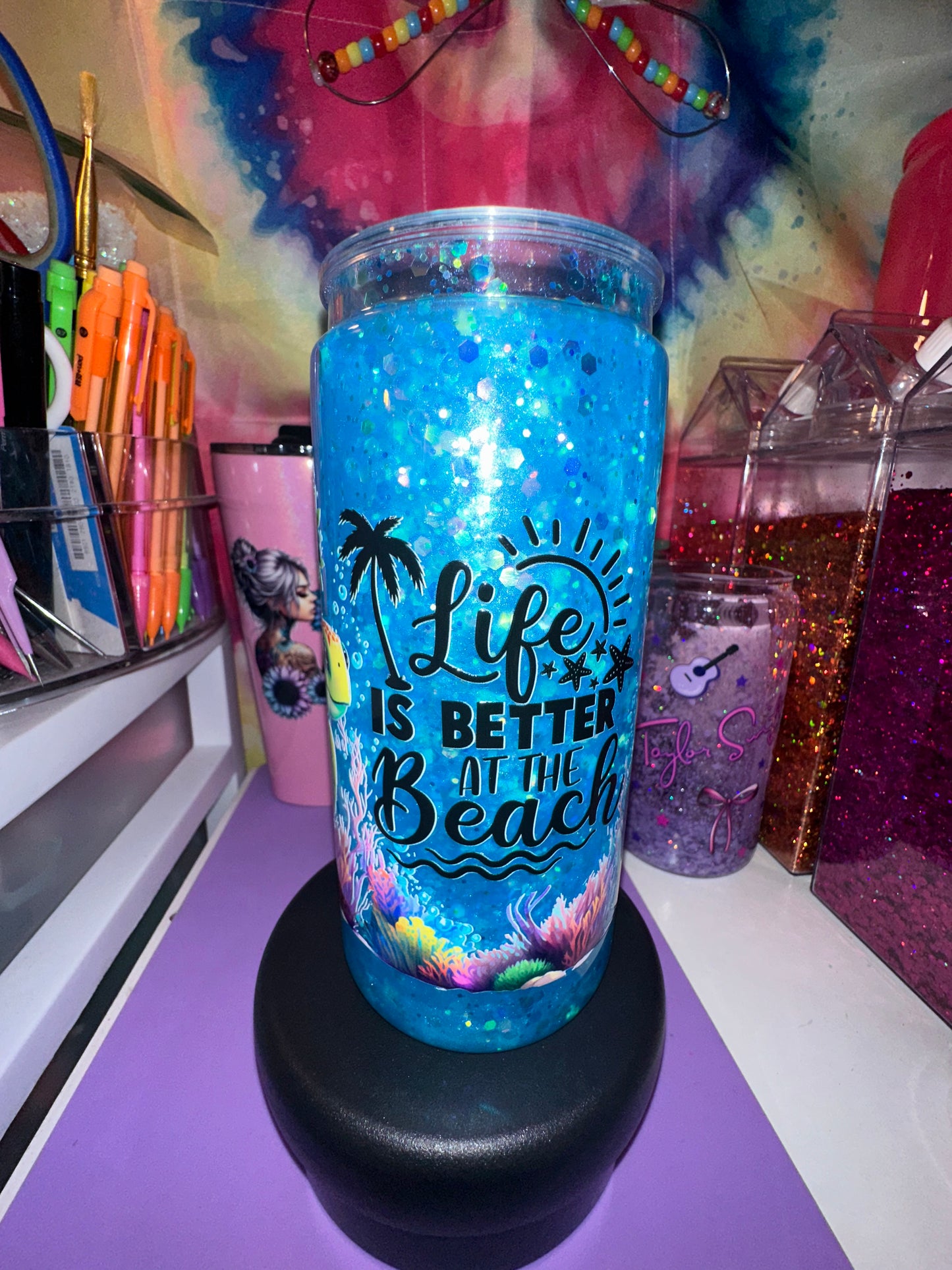 Premade 20oz life is better on the beach