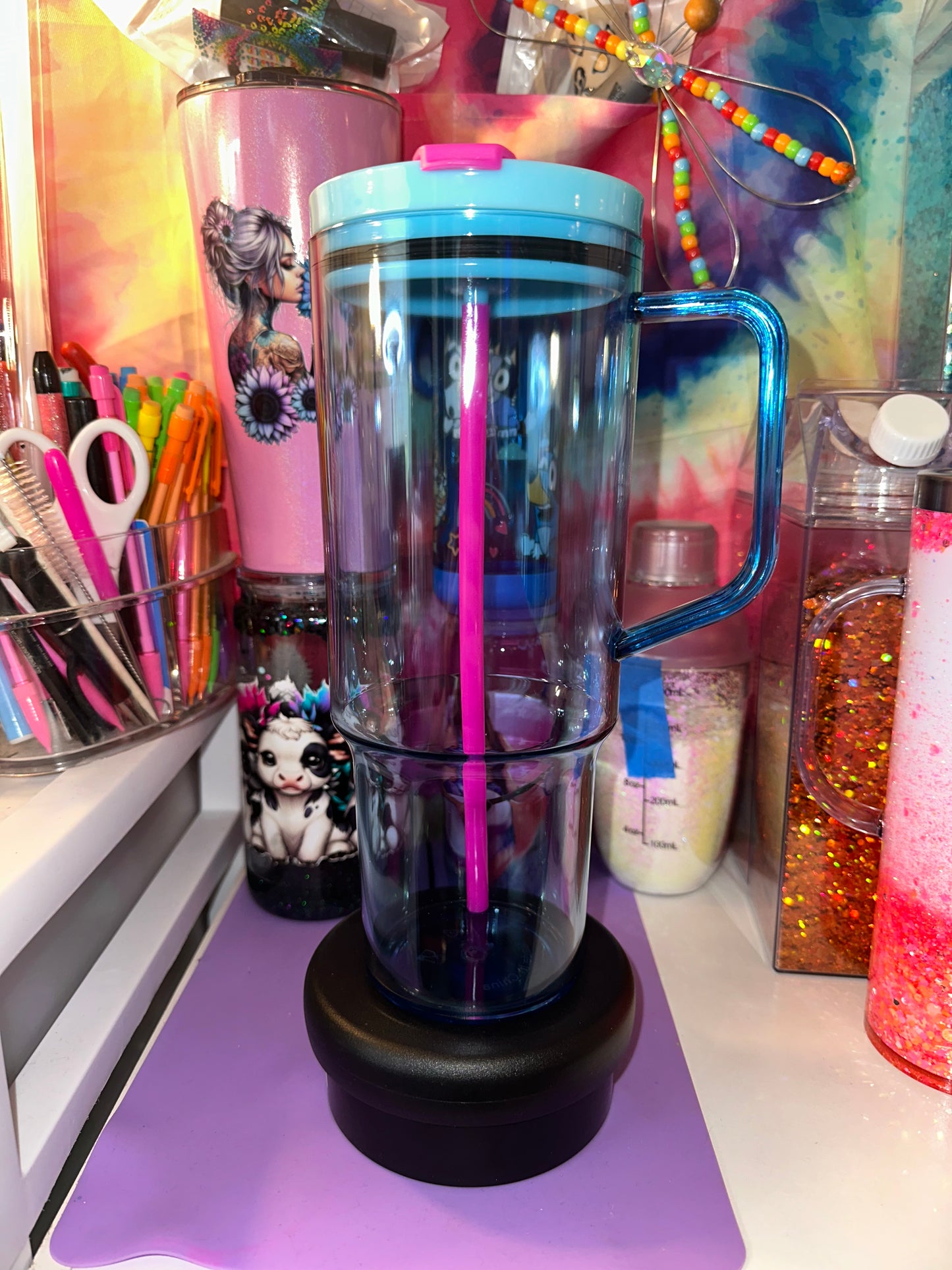 40oz duo lid tumbler