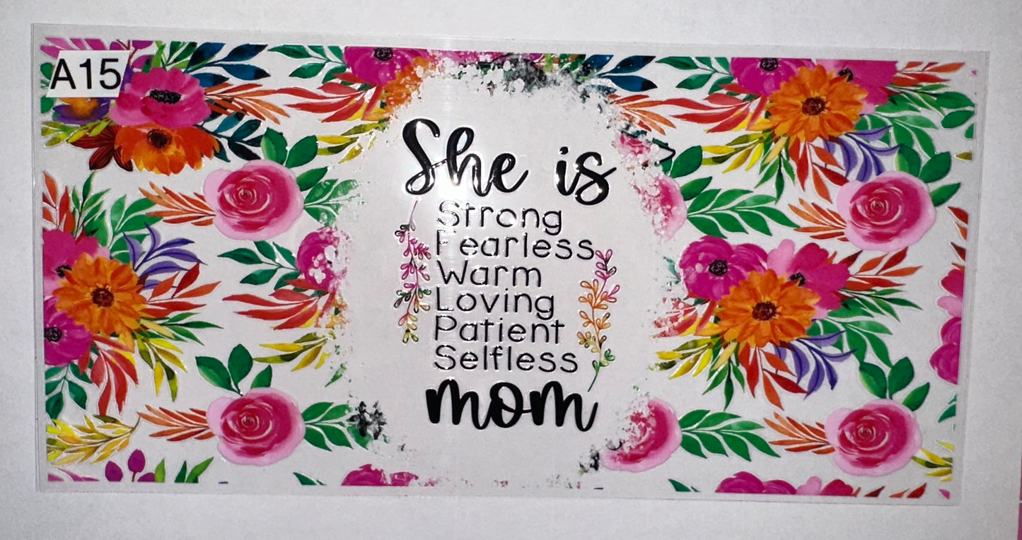 Mom cup wraps