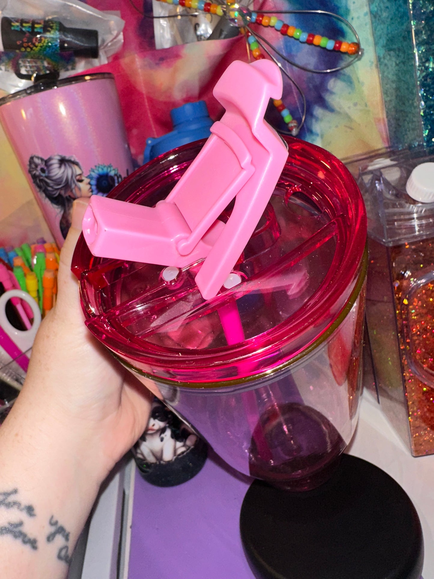 40oz duo lid tumbler