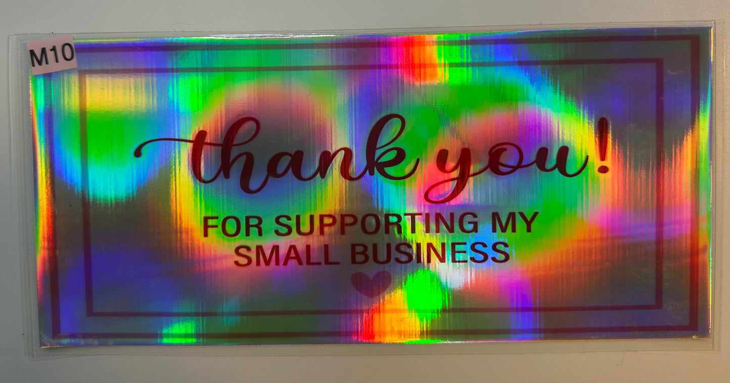 Holographic wraps