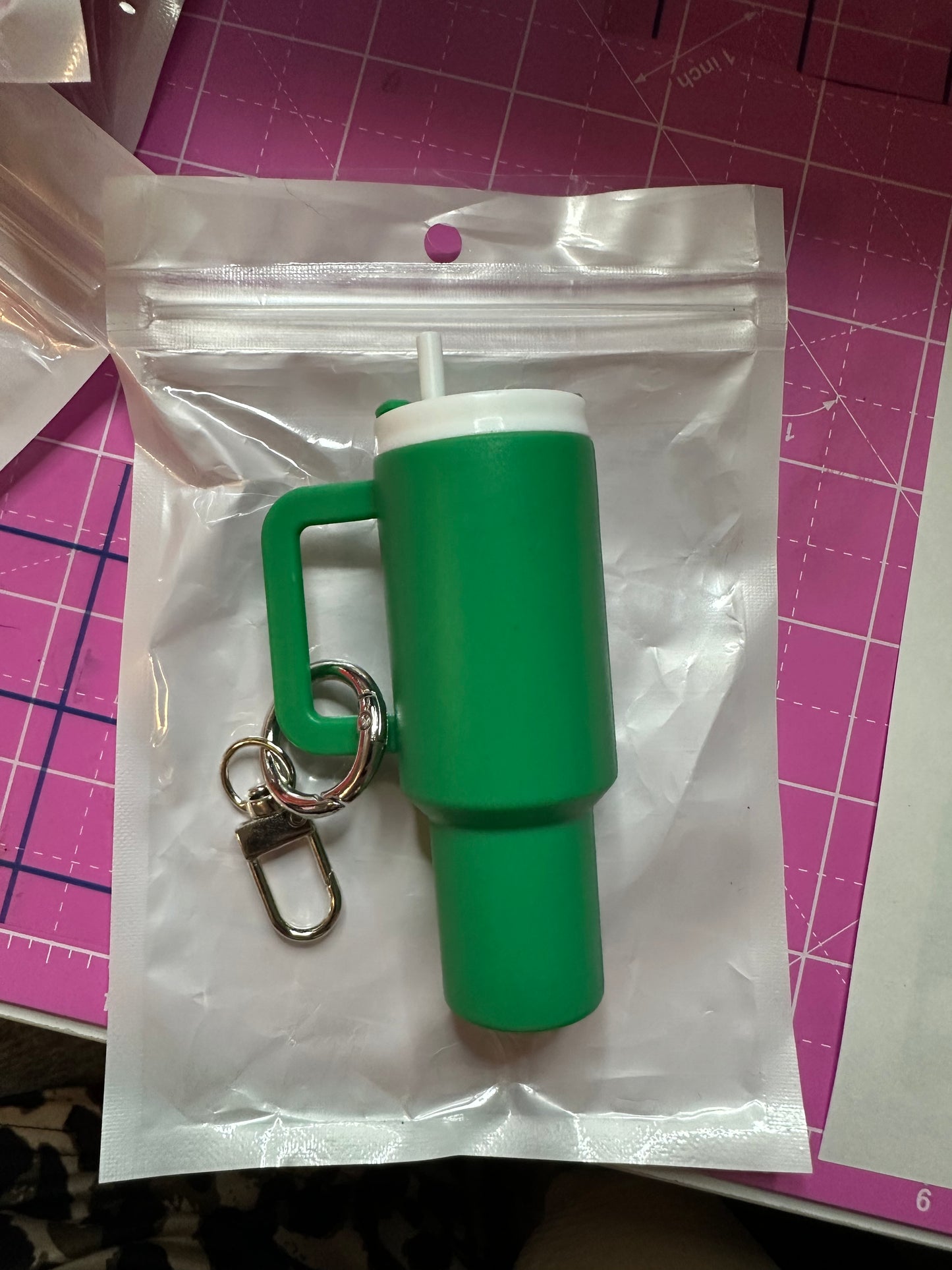 Mini tumbler chapstick holder