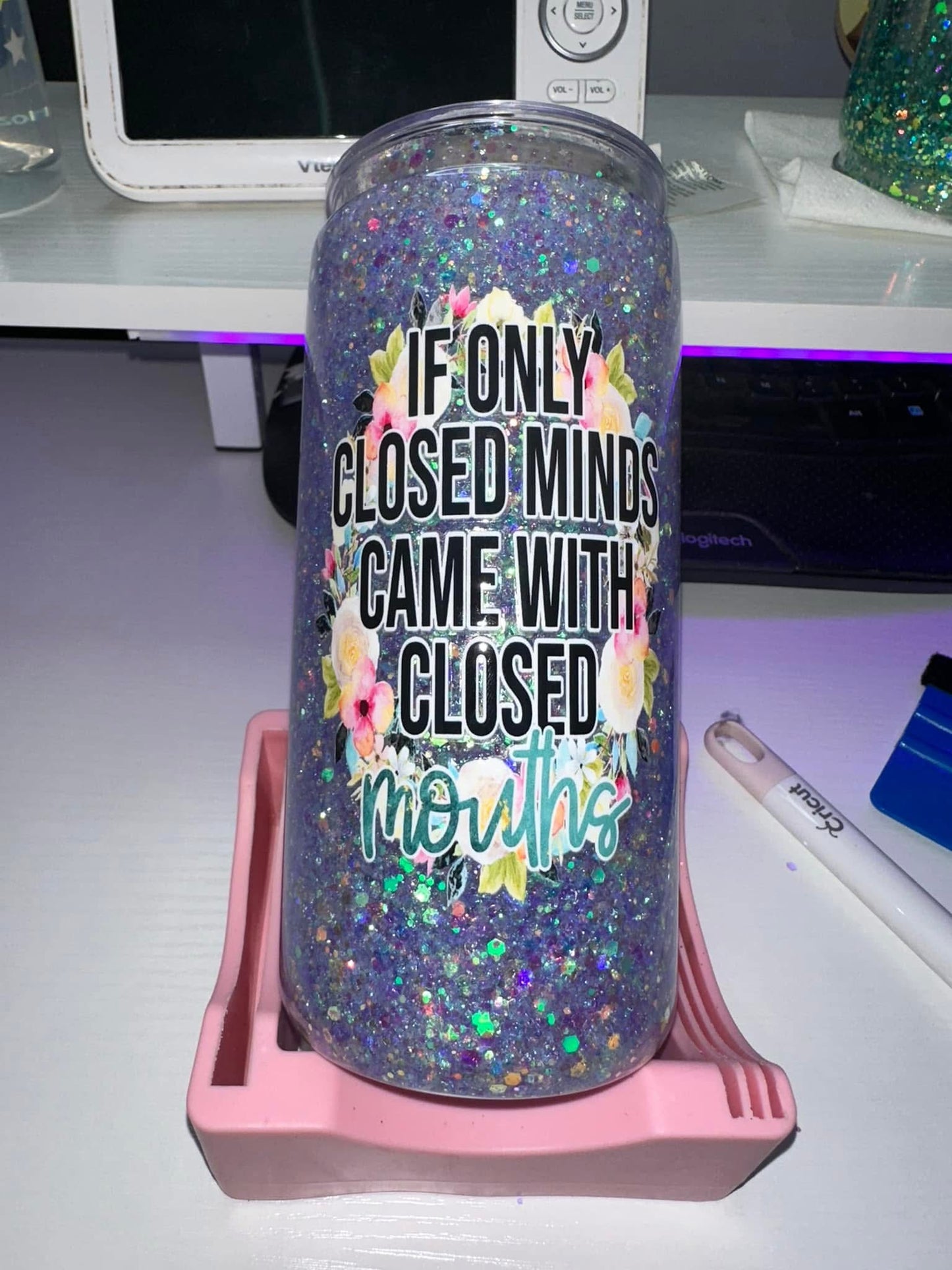 Premade 20oz Snow Globe Acrylic