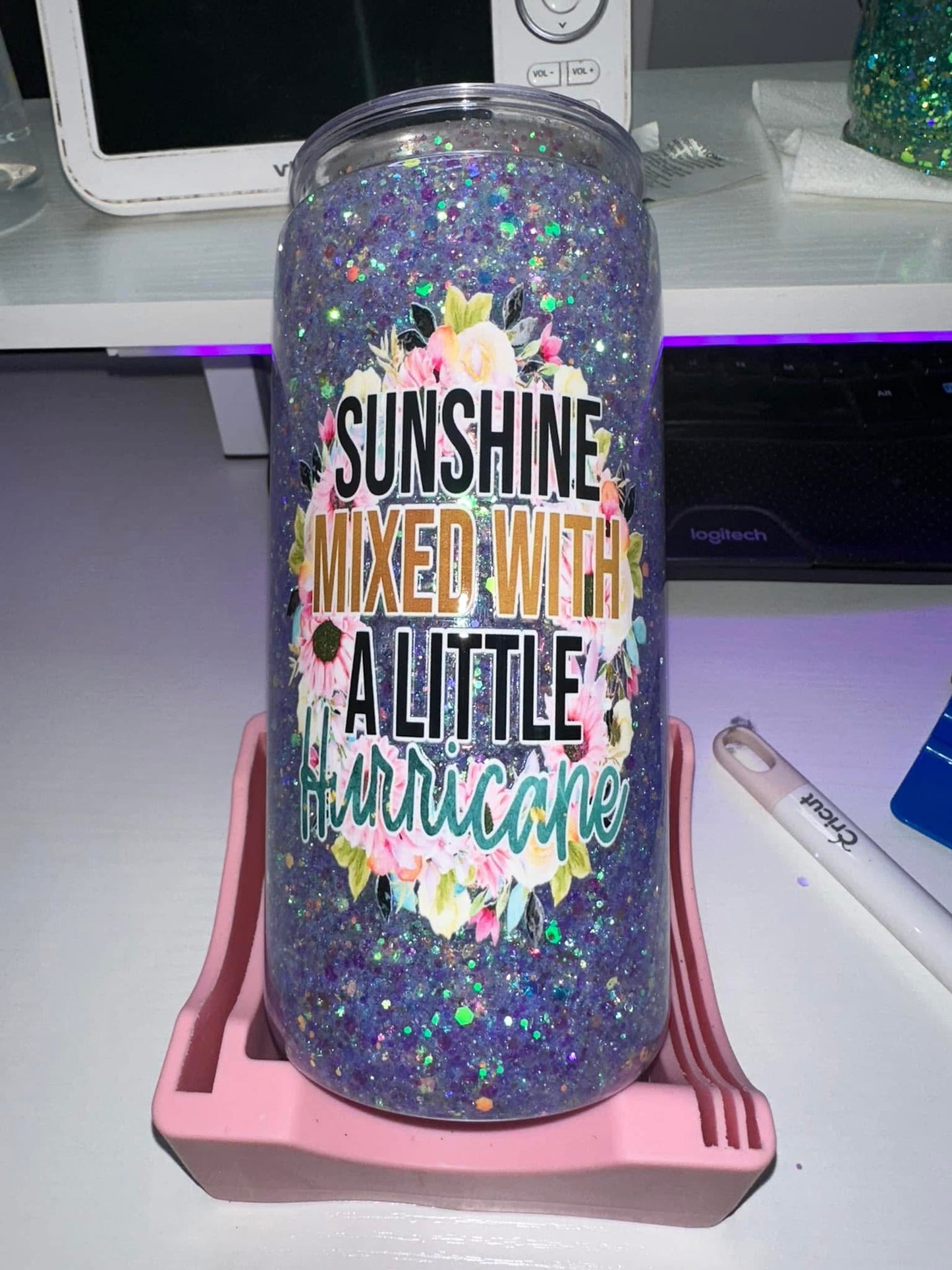 Premade 20oz Snow Globe Acrylic