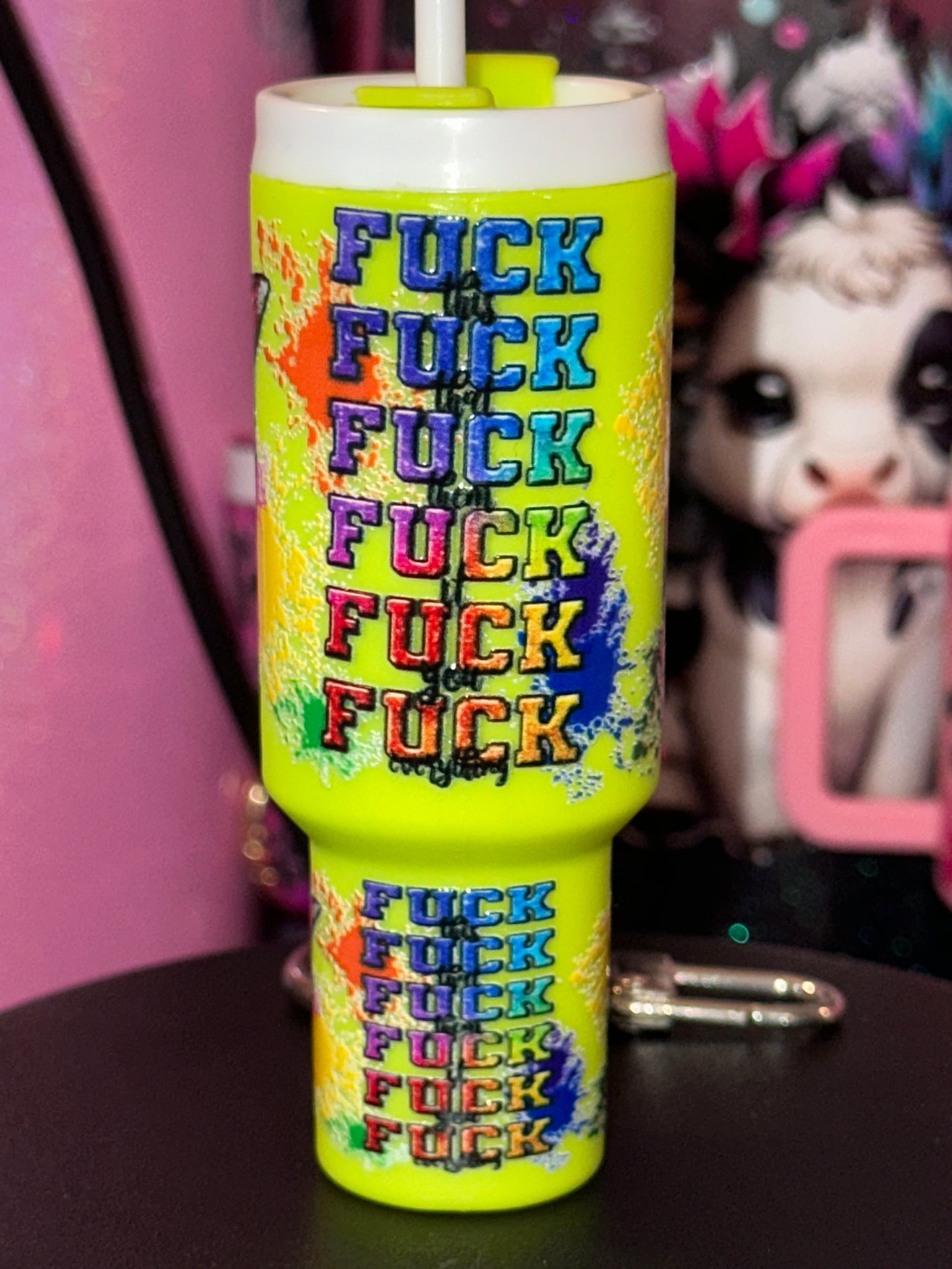 Chapstick keychain F off