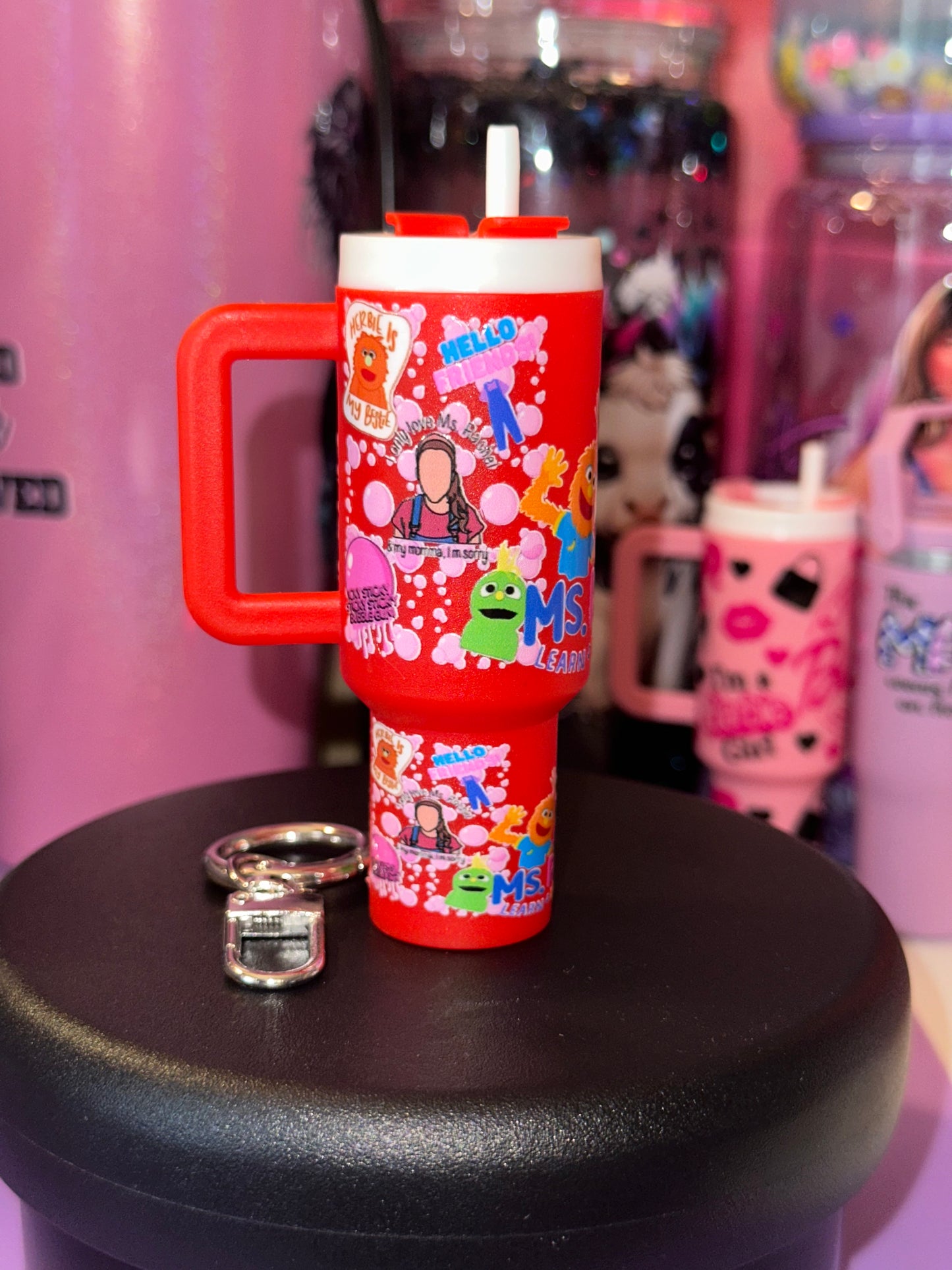 Chapstick keychain Ms. Rachel