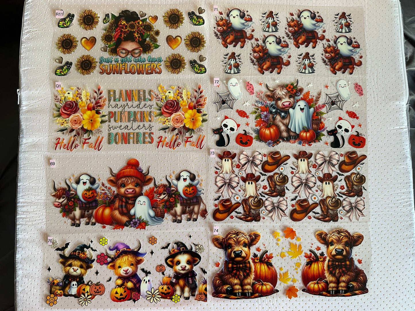 Fall/Halloween Wraps