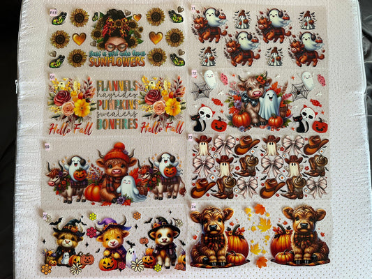 Fall/Halloween Wraps