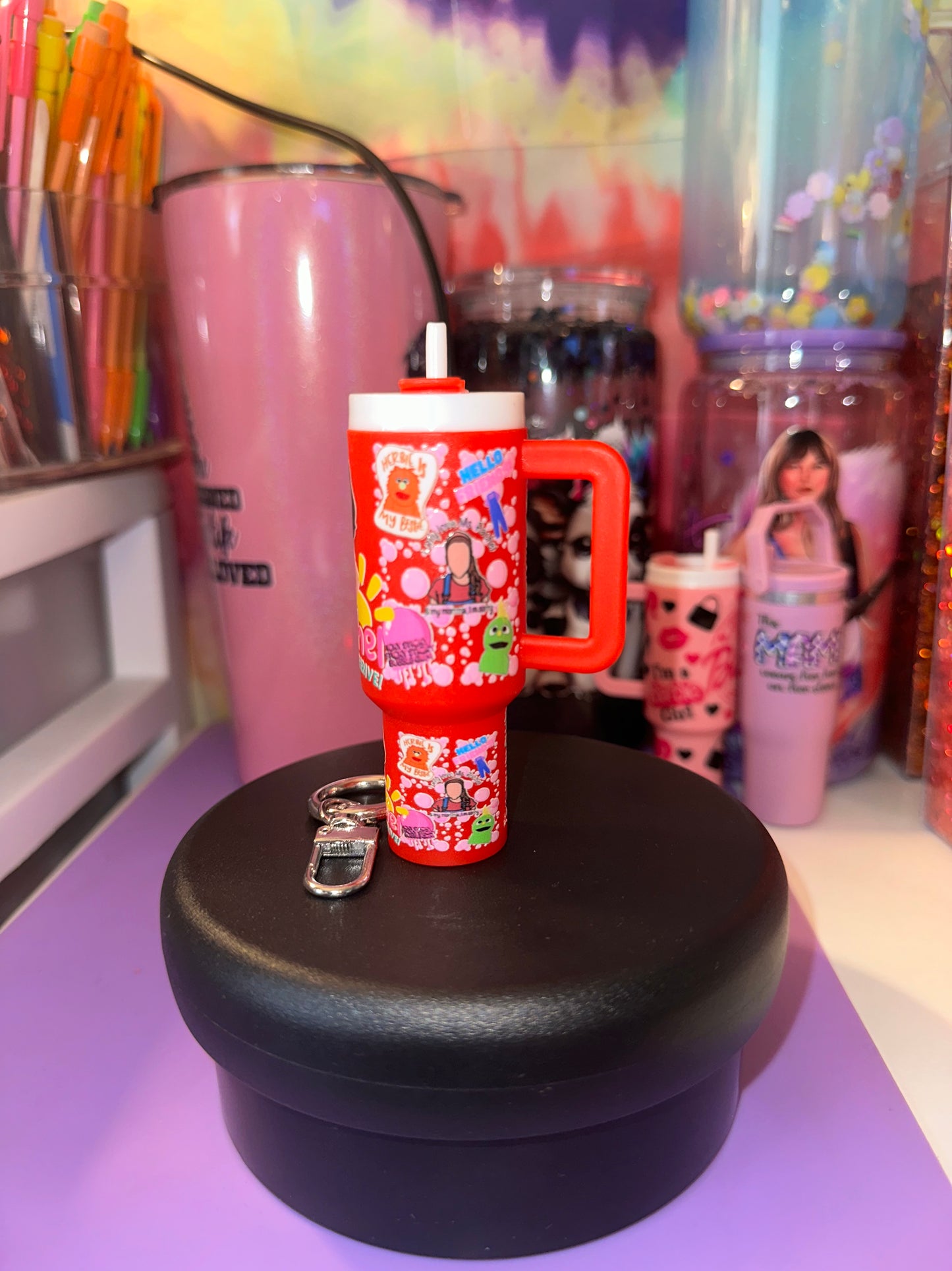 Chapstick keychain Ms. Rachel