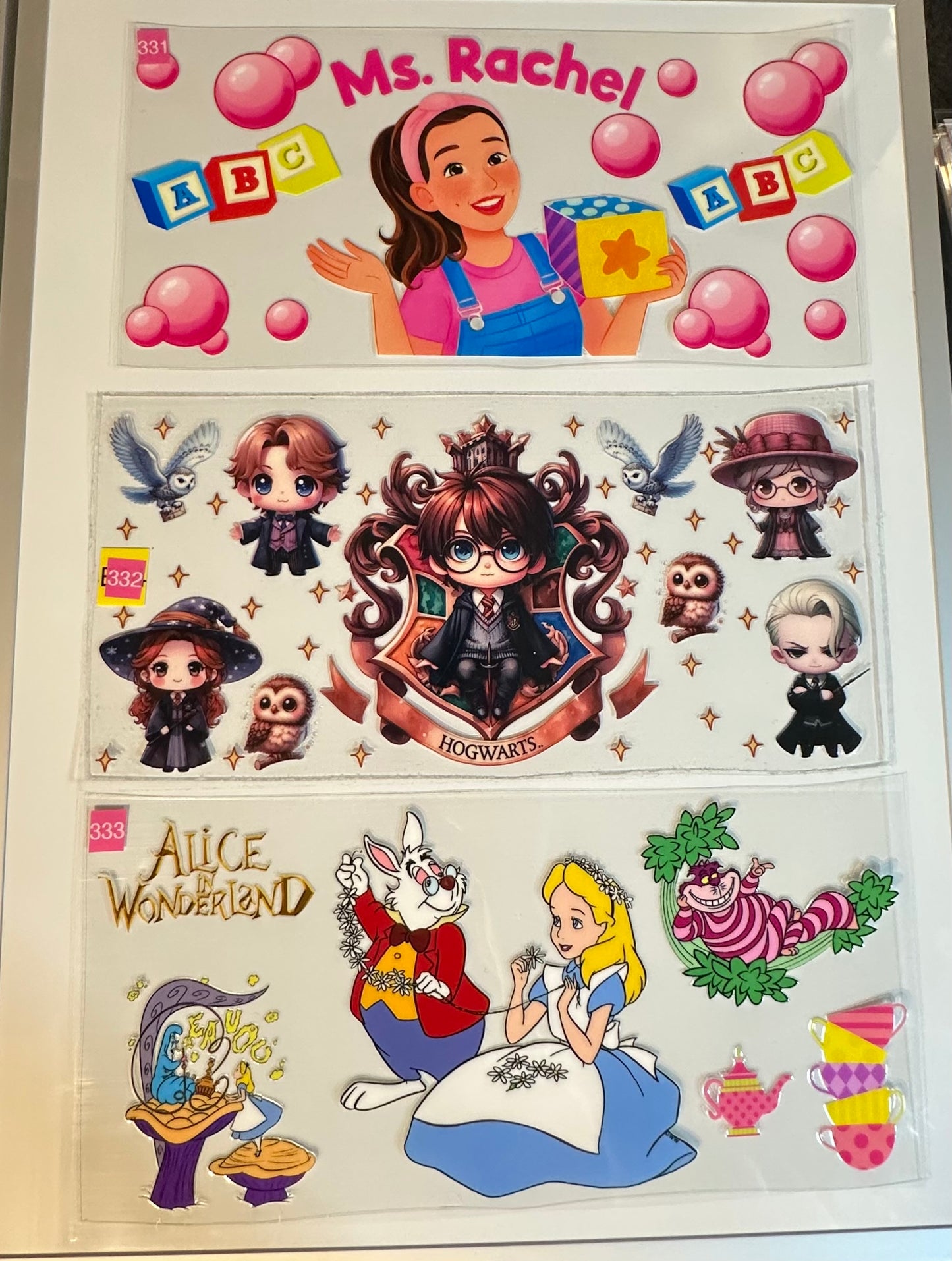 Kid/Characters/Movie Wraps