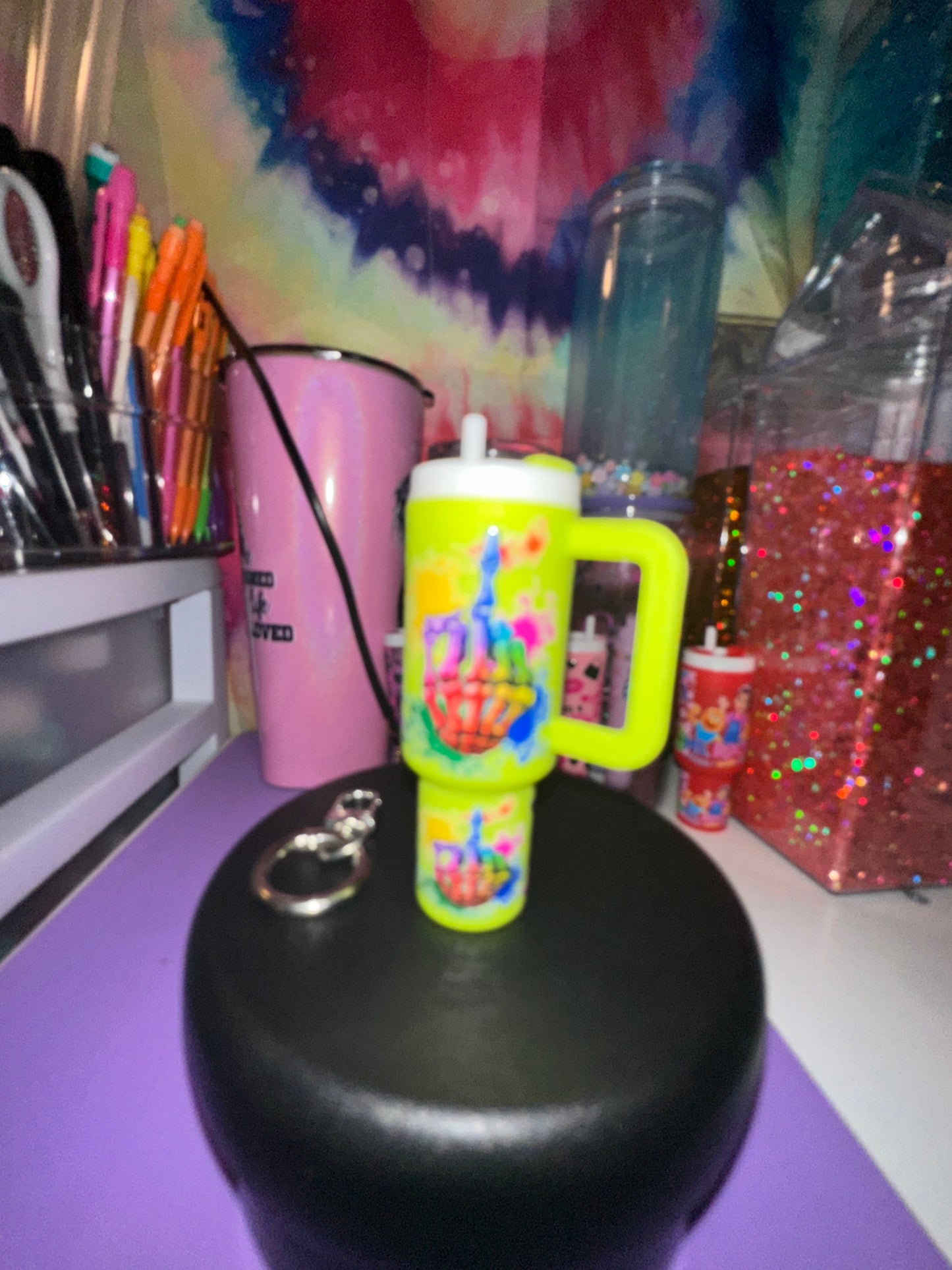 Chapstick keychain F off