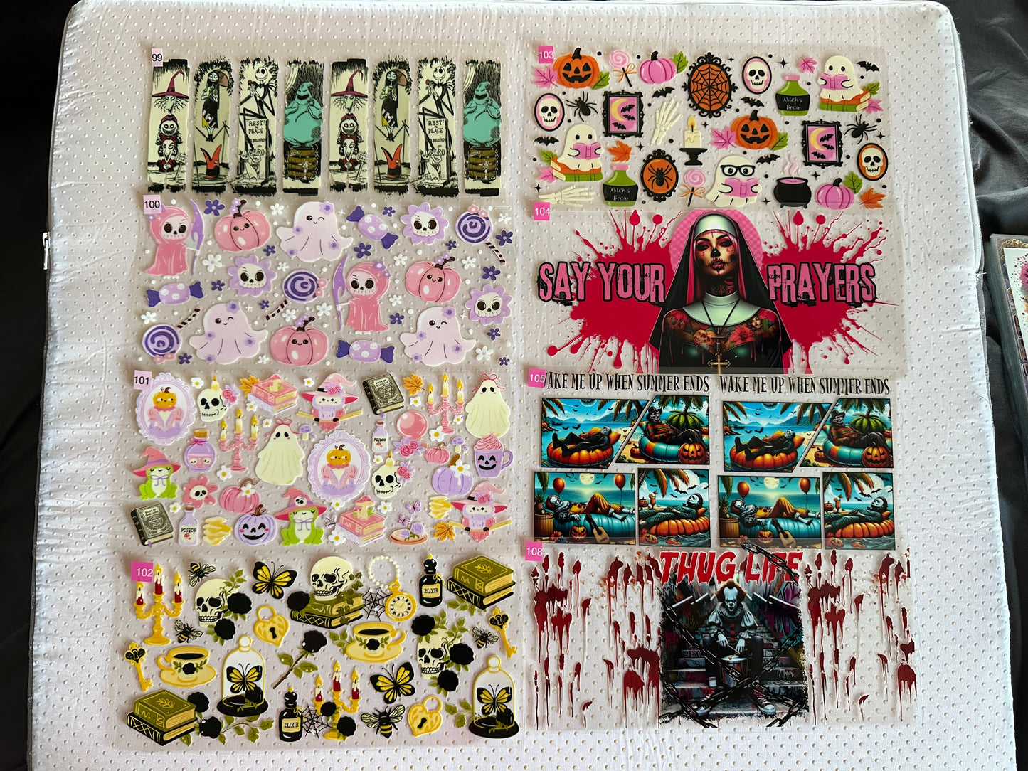 Fall/Halloween Wraps