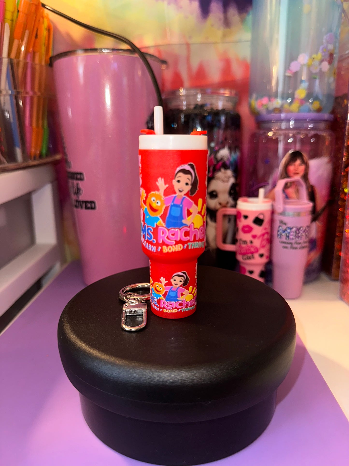 Chapstick keychain Ms. Rachel