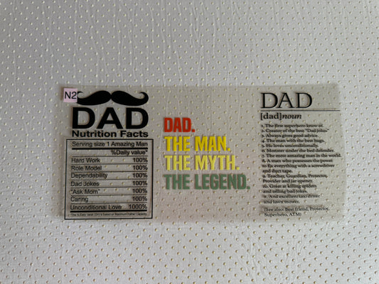 Dad/manly wraps