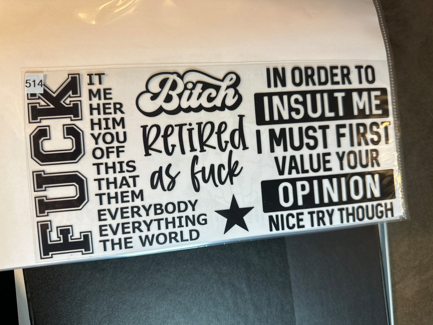 Sayings Wraps