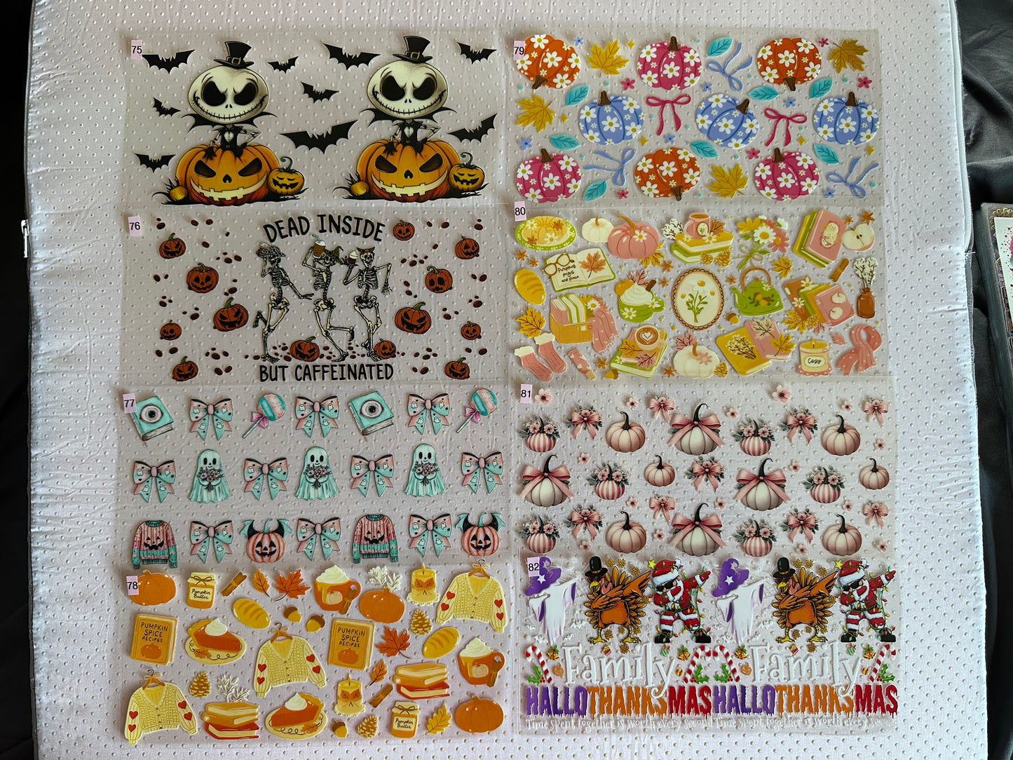 Fall/Halloween Wraps