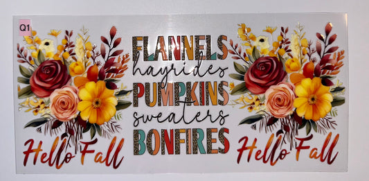 Fall wraps